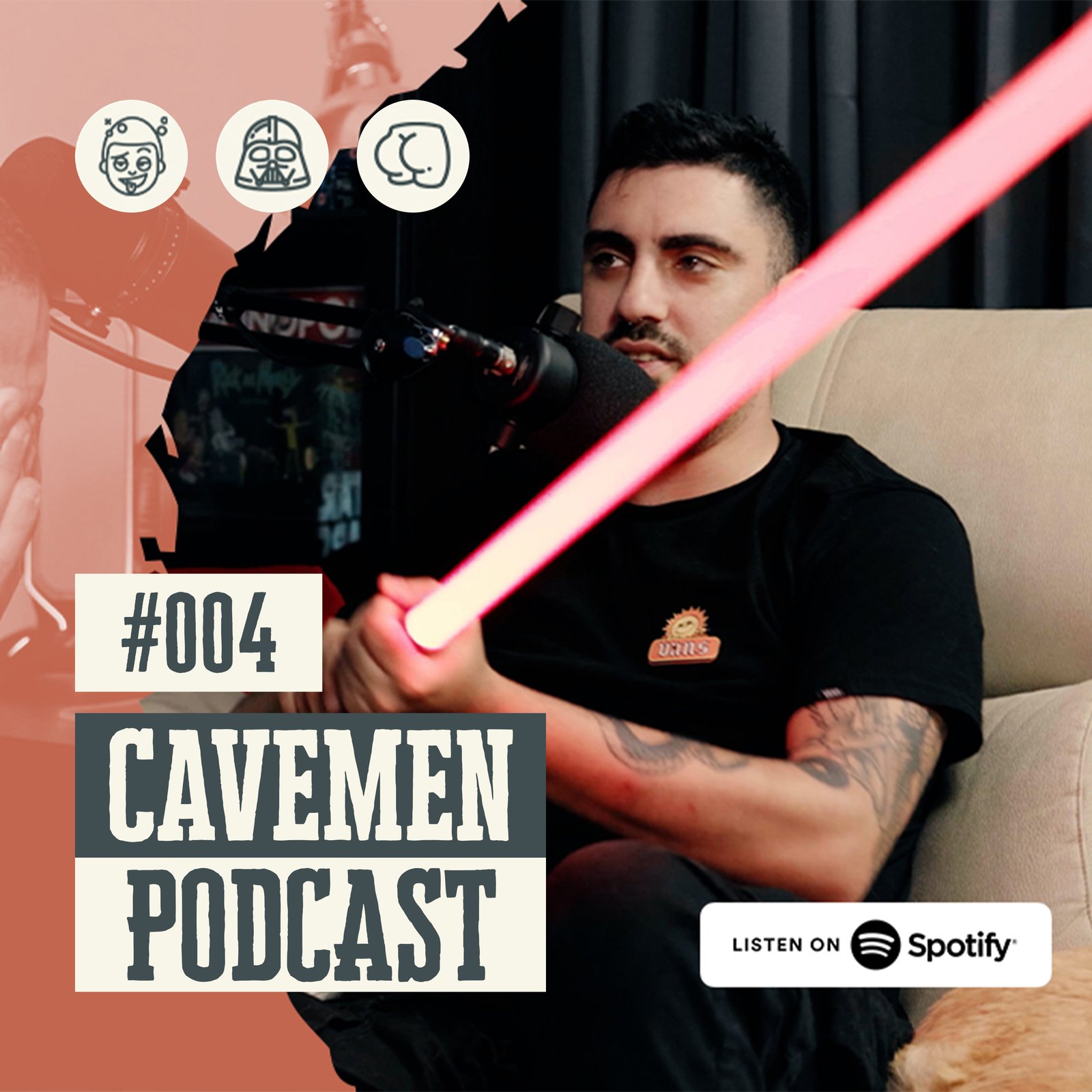 Cavemen Podcast S01E04 – Drunken Star Wars